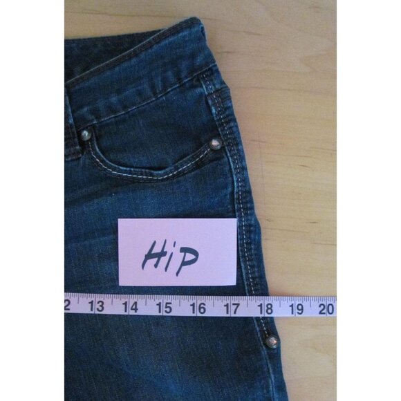 Seven7 Legging Dark Distressed Wash Denim Jeans - Picture 10 of 12